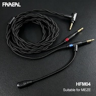 FAAEAL HFM04 OFC Headphone Replacement Cable With 3.5mm Connector Lossless Sound HD Metal Microphone