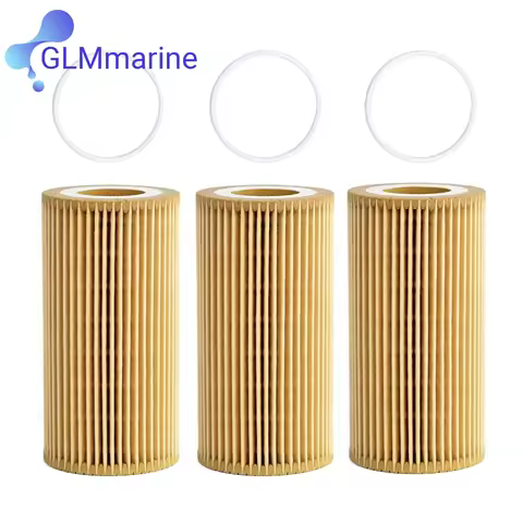 3Pcs Oil Filter 8692305 501022S Marine Oil Filter Fits Volvo Penta 4.3 5.0 5.7 8.1L V6 V8 Gas D3 Die