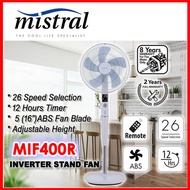 MISTRAL MIF-400R 16 Inch Inveter Stand Fan With Remote