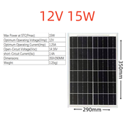 แผงโซลาร์เซลล์ monocrystalline solar cell  6V-18V  10W/15W/20W/30W/50W/80W/100W