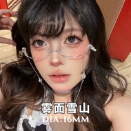 【0-600】PopLens 16mm  6mth 雾面雪山Hydrogel Contract Lens
