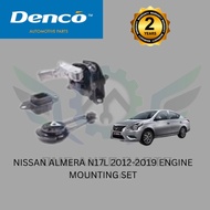【DENCO】NISSAN ALMERA N17 2012-2019 ENGINE MOUNTING SET *2 YEARS WARANTTY*