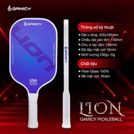 Vợt Pickleball Gamicy LION chính hãng Kaiwin chất liệu Fiber Glass độ dày 16mm-LYLYSPORTS