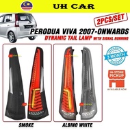 Perodua Viva 2007-Onwards Dynamic Led Tail Lamp Taillamp Taillight Light With Running Signal Albino 