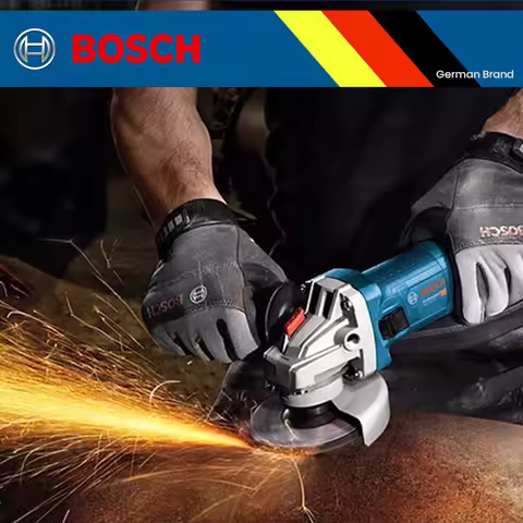 Bosch Angle Grinder Corded Grinding Machine 220V High Power Motor Electric Grinding Cutting Polishin