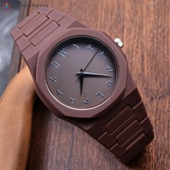 Wishlistforyou Fashionable Waterproof Quartz Watch Arabic Numeral Watch Modern Couple Watch Men's Wa