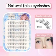 Natural False Eyelashes Segmented Thicken Comfortable Long-lasting Fake Eyelashes For Beginner I6e5