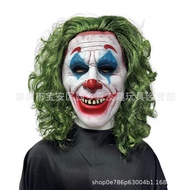 Batman Jack mask joker mask Halloween joker mask Green Hair Latex Headgear