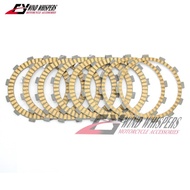 8PCS Friction Clutch Discs plates Set For Yamaha FJ 1100 FJ1100 1984-1985 FJ1200  FJ 1200 A 1986-199