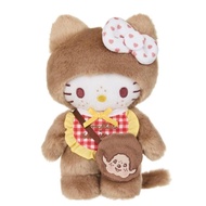 Sekiguchi Hello Kitty × Monchhichi Plush Toy - Tammy, Mini Size (H15×W10×D6.5cm) - Adorable Variants