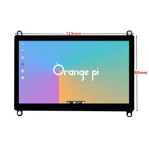 For Raspberry Pi,Orange Pi PC Monitor 5-inch 800*480 LCD Screen Capacitive Touch Display HDMI-compat