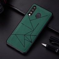 Leather Case For Samsung Galaxy A40 M10 M20 M30 Case Soft Fashion Stripes Case For Samsung A40 M10 M