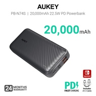 Aukey PB-N74S 20000MAH Basix Plus 22.5W Powerbank Portable Charger (24 Months Warranty)