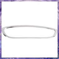(Y W Z H)Car Steering Wheel Chrome Sticker Trim Cover Cap Decoration for  A3/A4L/A5/A6L/A8L/Q5Q7
