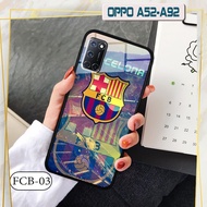 OPPO A52/ A92 3D glass case - football team image