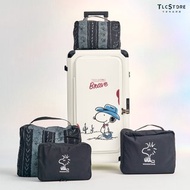 【Snoopy史努比/Olaf歐拉夫】29吋上掀雙開行李箱~贈收納袋4入