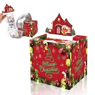 Creative Merry Christmas/Happy Birthday Cash Gift Set Box Money A4P8 Birthday