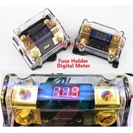 Power Amplifier Digital Fuse Holder With Meter Power Amp Fuse Fius Power Amp Box 1 TO 1 1 TO 2 Amp F