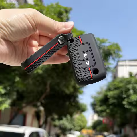 Silicone Keychain Key Case For Mitsubishi Xpander Eclipse Cross MQ MR Mirage Outlander ASX Pajero AS