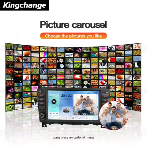 Android 14 8" Car Multimedia Radio Stereo For Mercedes Benz W203 W209 W219 A Class A160 C-Class C180