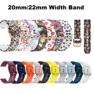 22mm 20mm Silicone Strap for Huami Amazfit GTR 47 42mm Band Amazfit GTS Bip Lite Stratos 2/2S PACE Watch Band for Samsung Gear S3 S2 Wristband