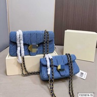 C Home One-Shoulder Messenger Bacchus Bag Diamond Check Quilted TA 0490fb