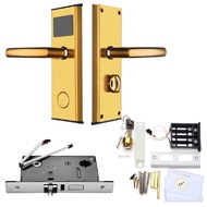 【WoW shop】 RFID Intelligent Digital Card Key Unlock Hotel Stainless Steel Door Lock Anti- rust and A