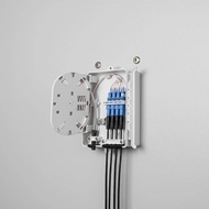 STA 4 Core Fiber Optic Terminal Box FTTH Smart Home Fiber Cabling Plug and Play Access Point Easy Ex