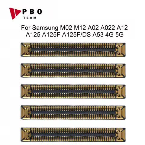 5/100pcs 78Pin LCD Display Screen FPC Connector On MainBoard For Samsung Galaxy M02 M12 A02 A022 A12