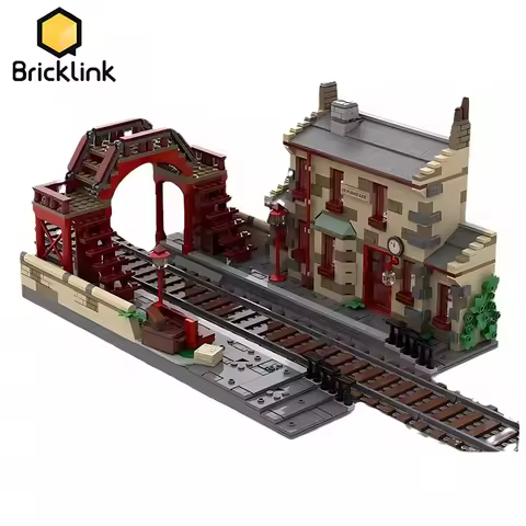 Bricklink 76423 Magic Movie City Hogsmeaded Train Station Philosopher's Stone Architecture Sets Buil