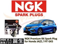FAC開業10周年紀念優惠 全新行貨 日本 NGK 頂級 Premium RX 釕金屬火咀 for Honda 本田 JAZZ / FIT GK3 GK5 GR3 GR5 (再送兩張 NGK 貼紙)
