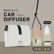 Breth & Co Luxury Car Perfume l Air Diffuser - 20ML (10ml FREE 10ml Refill)