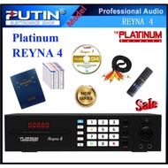 The (reyna 4 platinum player) reyna 4.Karaoke DVD Player , Free CD Songbook&amp;songlist