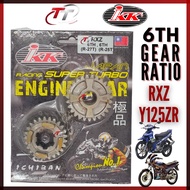 IKK Racing Turbo RXZ Y125ZR 6th Gear 6 engine Gearbox Enjin Ratio enam 22T 23T 24T 25T 27T IKK Racing Turbo Y125Z Y125