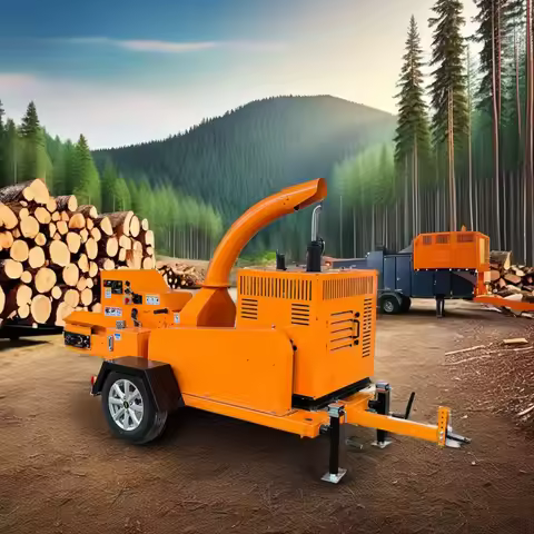 High Quality Wood Chipper Shredder Pto Driven Wood Chipper Splitter Machine Self Propelled Wood Chip