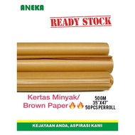 KERTAS MINYAK / BROWN PAPER  34 inch X 47 inch
