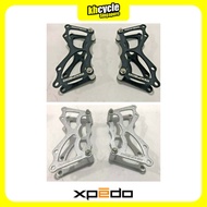 XPEDO REPLACEABLE PLATE FOR MX-13 MTB PEDAL BLACK/SILVER | RK-PL-MX13