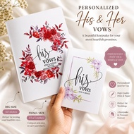Wedding Essential- Wedding Vows - His and Her vows set