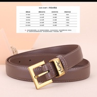 Ladies Saint Laurent ysl Belt Genuine Leather New High-End Belt Fashion Simple Jeans ins Decorative 
