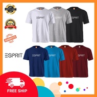 ESPIRIT Logo T-shirt Cotton T-shirt Unisex Boy & Girl Short sleeves Baju ESPIRIT Cotton Lengan Pende