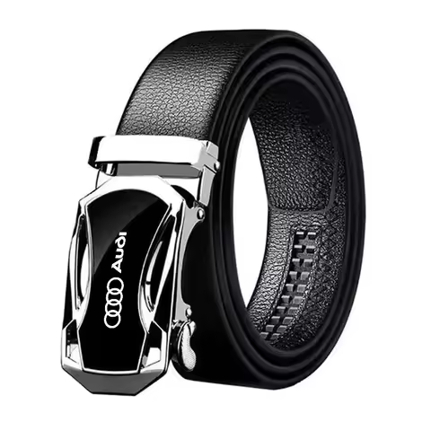 For Audi A1 A3 A4 A5 A6 A7 S3 S4 S5 S6 RS3 RS4 RS5 RS6 Q3 Q5 Q7 Men's Belt Metal Automation Buckle L