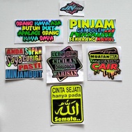 Cutting sticker word sticker true love sticker