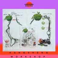 MODENAS KRISS (TOP/MAGNET/CLUTCH GASKET) COVER ~ (CT115) (CT 115) (KRISS 110/KRISS110/1/KRISS1) SET