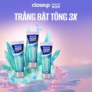 Kem đánh răng CLOSEUP White Now - Trắng Bật Tông 3X tức thì từ Công nghệ Ánh Sáng Xanh 100g