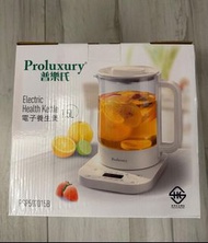 全新～Proluxury® 普樂氏 Electric Health Kettle 電子養生煲 1.5L 普樂氏電子煲預設10種智能煮食功能：（煲水，花茶，蒸煮，養生湯，煲粥，甜品，火鍋，沖奶，藥膳，保