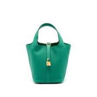 Hermes Picotin 18 Vert Jade Gold