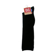 B.V.D. 學生中統襪  22~25cm  黑色