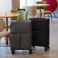 Beg Bawa 20-Inci Berkapasiti Besar Troli Bagasi 24-Inci Kecil Kata Laluan Ultra-Ringan Kain Oxford 2