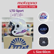 LTD SPORT Helmet Limited Edition Size L 60cm with Clear visor Purple Topi Keledar Original Titan Pur