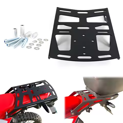 Motorcycle Aluminum Rear Luggage Rack Cargo Rack Tail Rack For HONDA CRF300L RALLY CRF 300L 2021-202